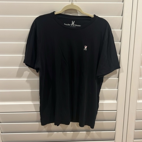 Psycho Bunny mens black tshirt size 6/large - Picture 3 of 4
